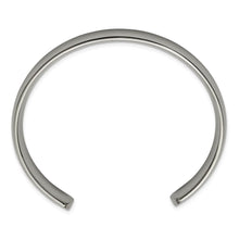 Men's 10mm Titanium High Polished Cuff Bracelet