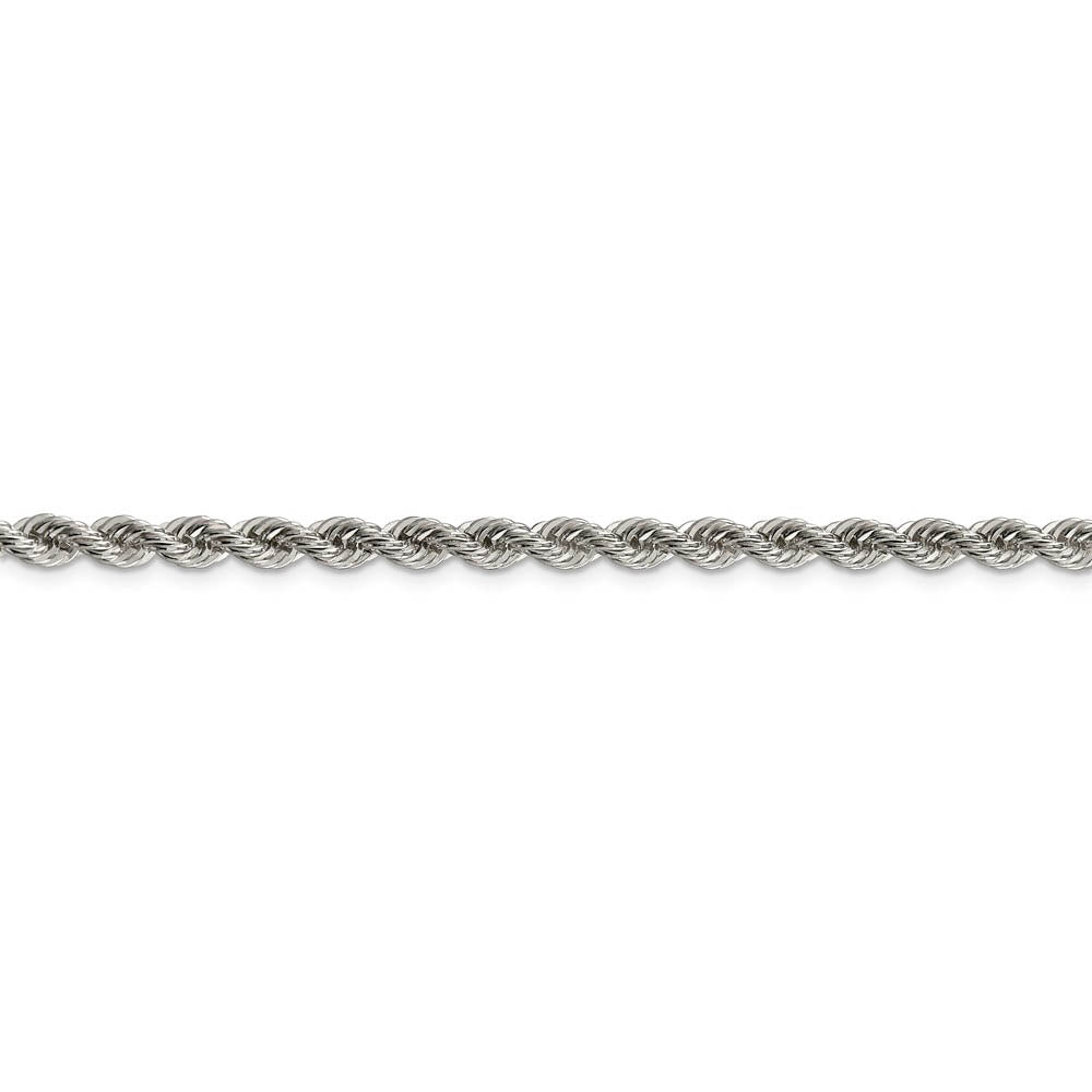 4.5mm Sterling Silver Solid Rope Chain Bracelet