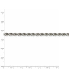 4.5mm Sterling Silver Solid Rope Chain Bracelet