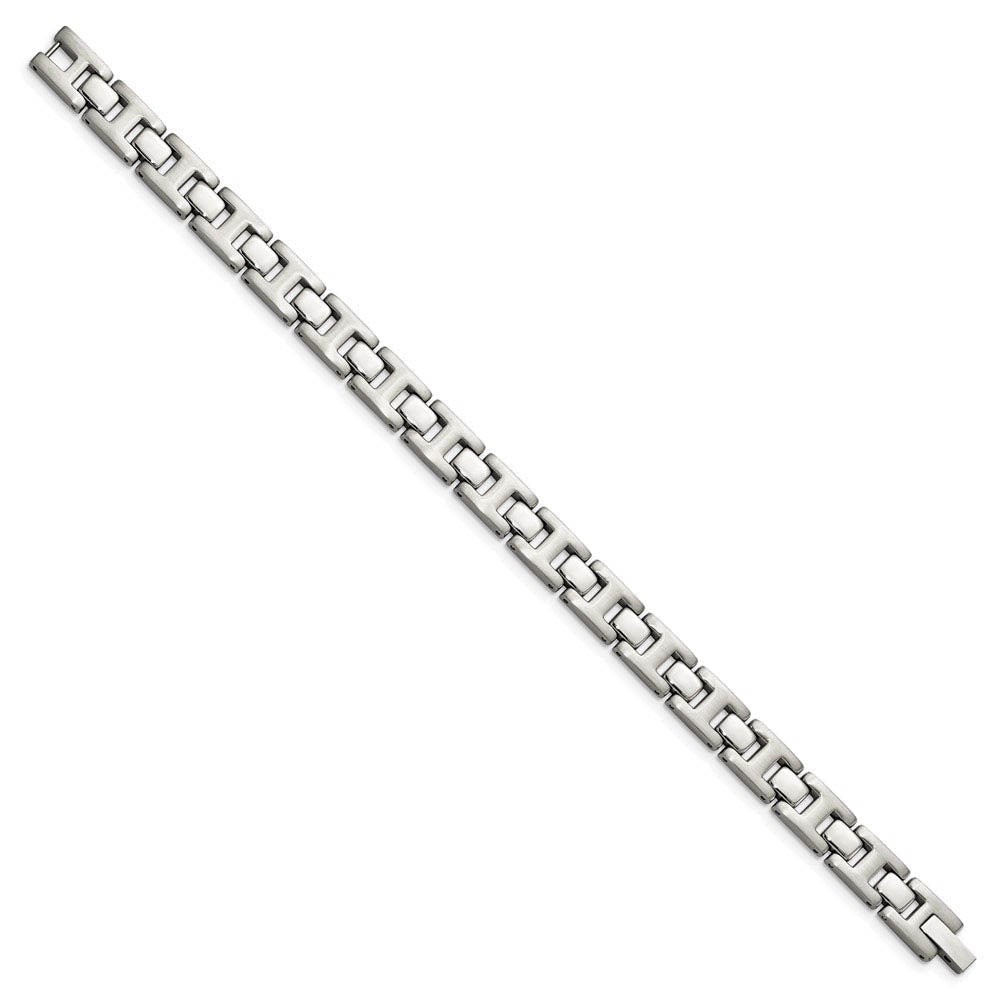 Men's Stainless Steel H Link Bracelet, 8.5 Inch