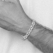 Men's Stainless Steel H Link Bracelet, 8.5 Inch
