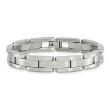 Men's Stainless Steel Brushed 9mm Link Bracelet, 8 Inch