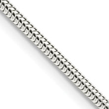 2mm Sterling Silver Solid Classic Round Snake Chain Necklace