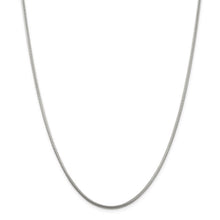2mm Sterling Silver Solid Classic Round Snake Chain Necklace