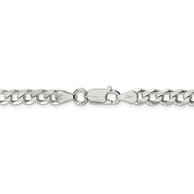 5.5mm Sterling Silver, Solid Curb Chain Bracelet