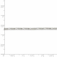 2.25mm Sterling Silver, Solid Figaro Chain Necklace
