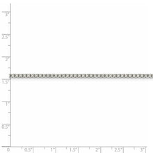 2mm Sterling Silver Diamond Cut Solid Octagonal Box Chain Necklace