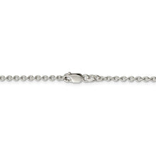 2.25mm Sterling Silver Classic Solid Cable Chain Necklace