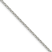 2.25mm Sterling Silver Classic Solid Cable Chain Necklace