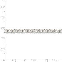 4mm, Sterling Silver, Solid Beveled Curb Chain Necklace