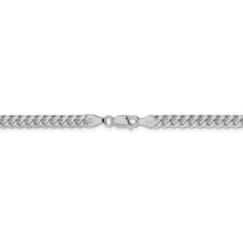 5mm Sterling Silver Solid D/C Domed Curb Chain Bracelet
