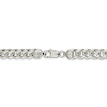 Men's 8.5mm Sterling Silver Solid D/C Domed Curb Chain Bracelet
