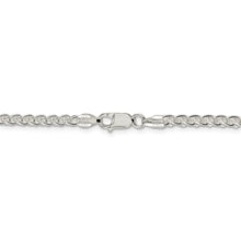 3mm, Sterling Silver Round Solid Spiga Chain Necklace