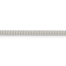 2.5mm Sterling Silver Solid Classic Round Snake Chain Necklace