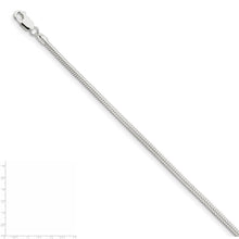 2.5mm Sterling Silver Solid Classic Round Snake Chain Necklace