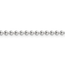 2.3mm Sterling Silver, Solid Beaded Chain Necklace