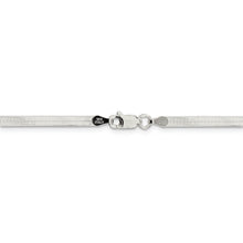 3mm, Sterling Silver Solid Herringbone Chain Necklace