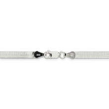 4.5mm, Sterling Silver Solid Herringbone Chain Necklace