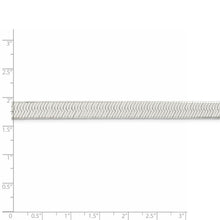 Men's 8mm, Sterling Silver Solid Herringbone Chain Bracelet