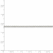 2mm, Sterling Silver Solid Rolo Chain Necklace