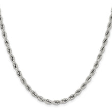 Men's 4mm Stainless Steel Rope Chain Necklace