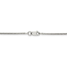 1.5mm Sterling Silver Solid Round Box Chain Necklace