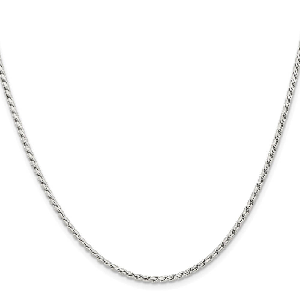 2.5mm Stainless Steel Spiga Link Chain Necklace