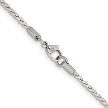 2.5mm Stainless Steel Spiga Link Chain Necklace