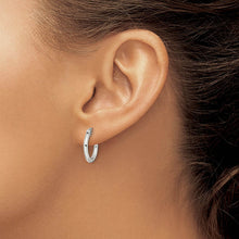 2mm Stainless Steel Classic Round Hoop Earrings - 15.5mm (5/8 Inch)