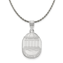 Sterling Silver Coastal Carolina U Large Crest Pendant Necklace
