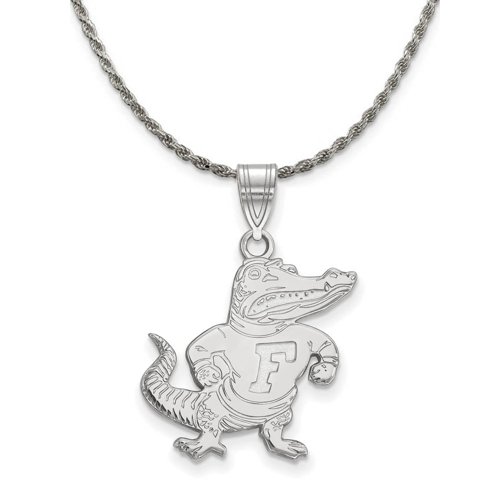 Sterling Silver U. of Florida Large Pendant Necklace