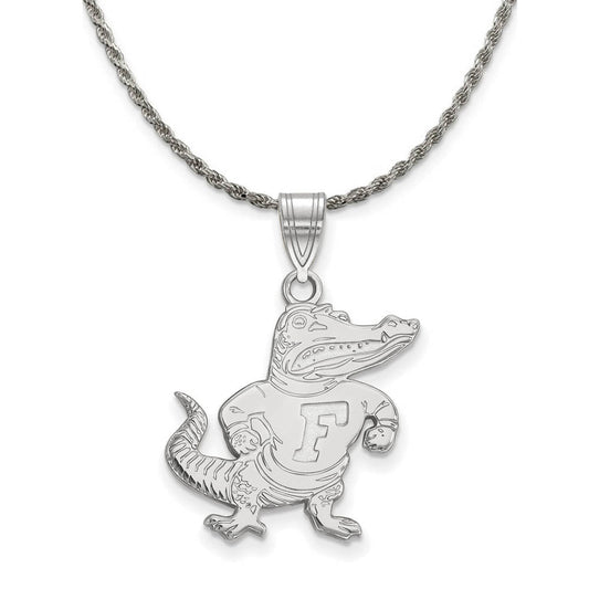 Sterling Silver U. of Florida Large Pendant Necklace
