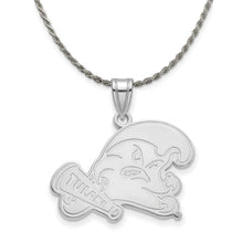 Sterling Silver Tulane U. XL Pendant Necklace