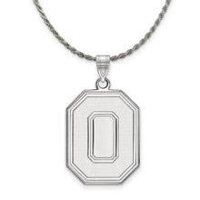 Sterling Silver Ohio State XL Logo 'O' Logo Necklace