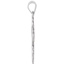 Sterling Silver St. Olga Orthodox Cross Pendant