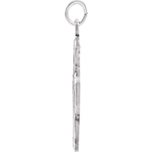Sterling Silver Four-Way Cross Medal Pendant