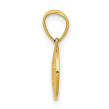 14k Yellow Gold Solid San Benito 2 Sided Medal Pendant, 10mm or 18mm