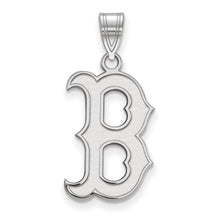 Sterling Silver MLB Boston Red Sox LG Letter B Pendant