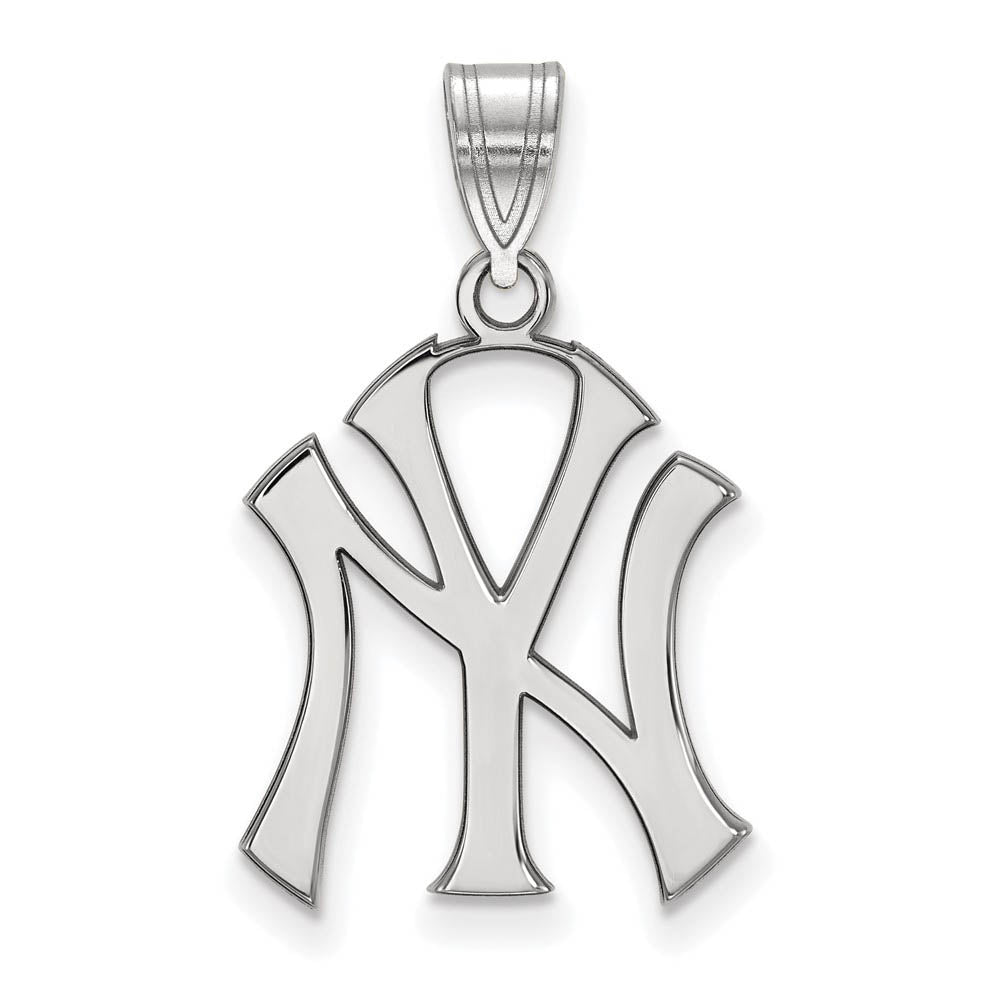 Sterling Silver MLB New York Yankees Large Pendant