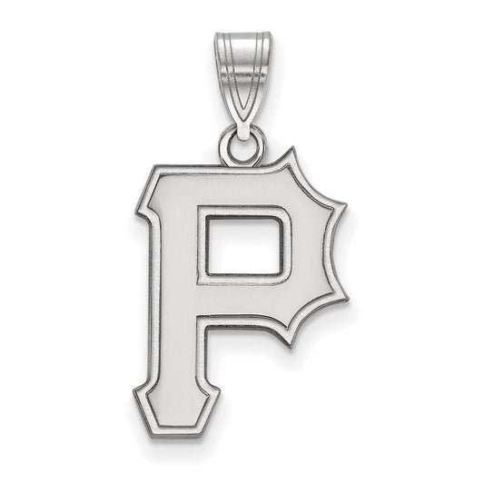 Sterling Silver MLB Pittsburgh Pirates Large Letter P Pendant