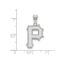 Sterling Silver MLB Pittsburgh Pirates Large Letter P Pendant