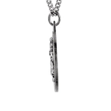 Sterling Silver 25mm St. Christopher Medal Necklace, 24 Inch