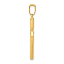 14k Yellow Gold, Hollow Cross Pendant