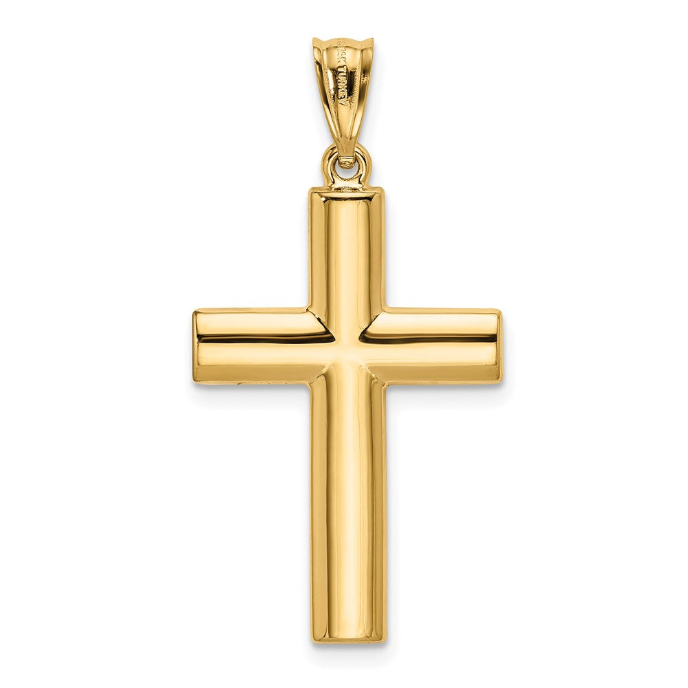 14k Yellow Gold, Hollow Cross Pendant